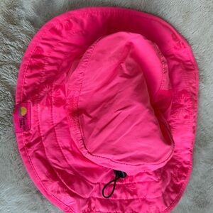 Kids Bright Pink Sun Hat